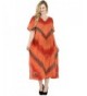 Leela Women Casual Caftan Orange