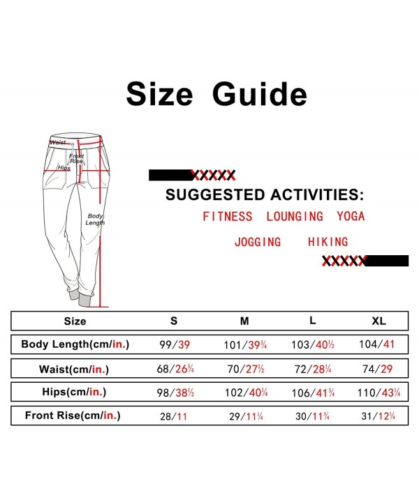 Women Sweatpants Joggers Activewear Workout Running Pants With Pockets ...