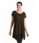 WT932 Womens Round Sleeve Asymmetrical