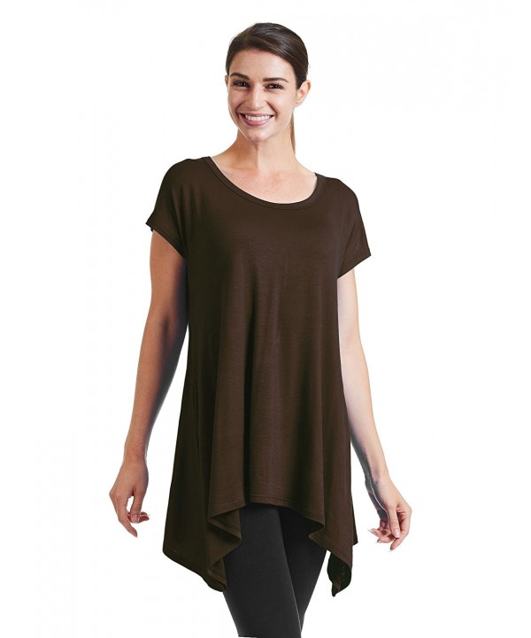 WT932 Womens Round Sleeve Asymmetrical