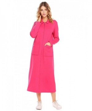 Opino Sleepwear Zip Front Bathrobe Nightgown