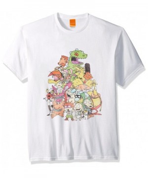 Men's Nicktoons Supergroup T-Shirt - White - C11827CH6SY