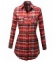 Awesome21 Super Flannel Checkered Orange