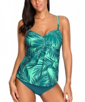 luvamia Overlay Printed Tropical Swimsuit