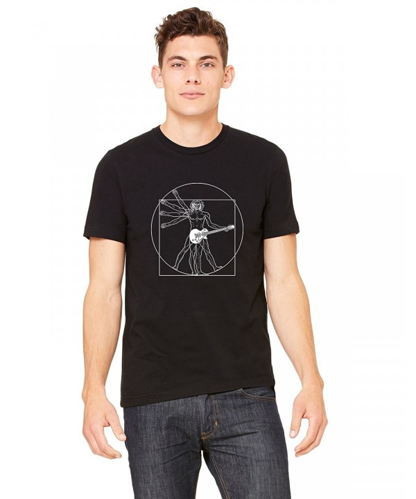 InkThread T Shirt Vitruvian Guitar Graphic