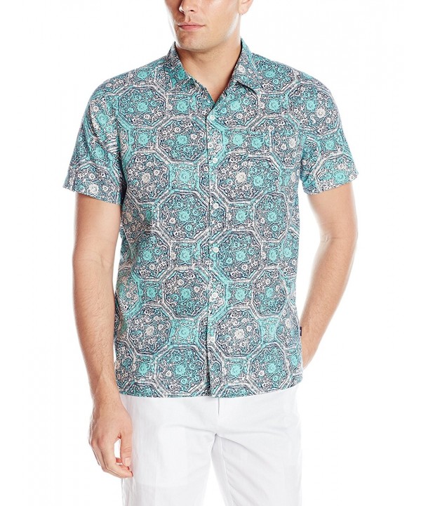 Caribbean Joe Sleeve Collared Hawaiian