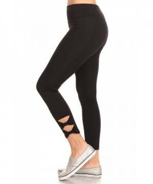 Womens Cutout Active Leggings Black