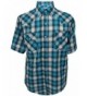 Cattleman Short Sleeve Plaid Western