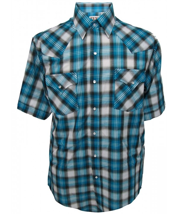 Cattleman Short Sleeve Plaid Western