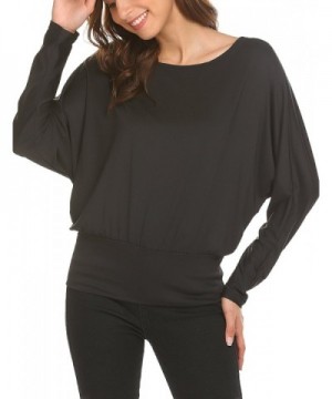 Women Casual Dolman Batwing Sleeve