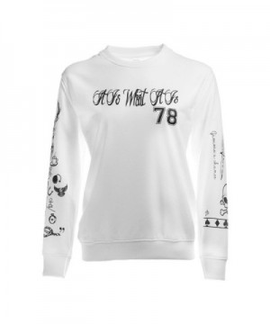 Noonew Womens Tattoos Sweatshirt Medium