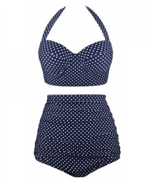 Swiland Vintage Swimsuits Waisted Underwired