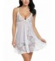 SloMes Babydoll Strapless Lingerie Nightwear