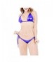 Womens Metallic Triangle Swimsuits Bathing