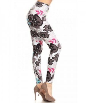 Print Leggings Fleur Naturel R852 EXTRAPLUS