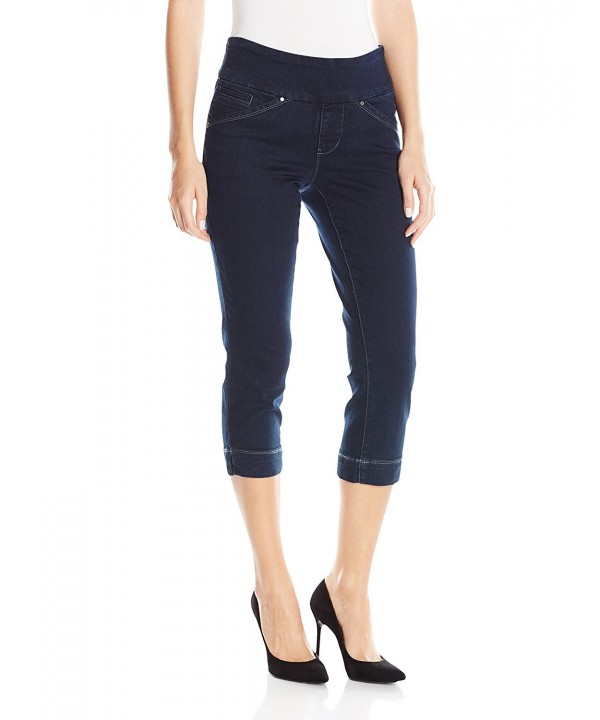 Women's Petite Marion Pull on Crop in Comfort Denim - After Midnight ...