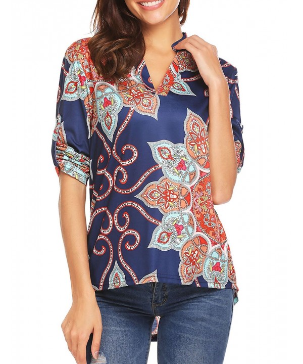Gumod Casual Cuffed Sleeve Blouses
