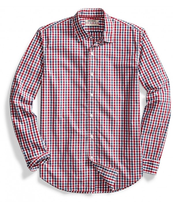 Goodthreads Standard Fit Long Sleeve Two Color Gingham