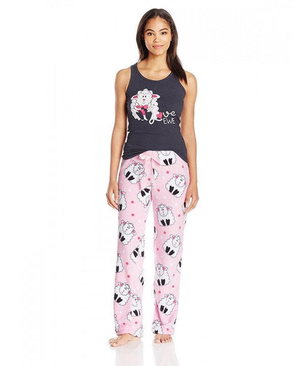 Sleep Co Womens Ribbed Pajama