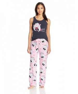 Sleep Co Womens Ribbed Pajama