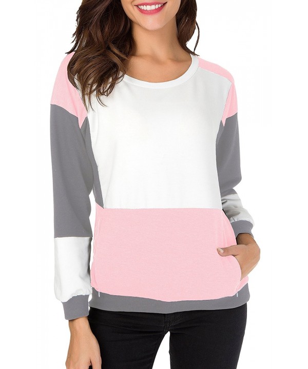 Oyanus Womens Casual Pullover Sweatshirt