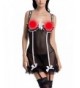 Amoretu Womens Lingerie Cupless Chemise