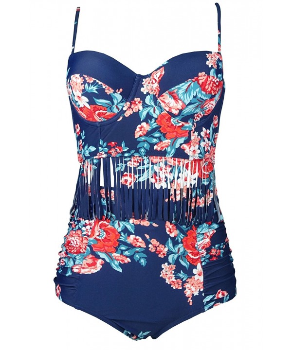 Cocoship Antigua Floral Swimsuit Swimwear