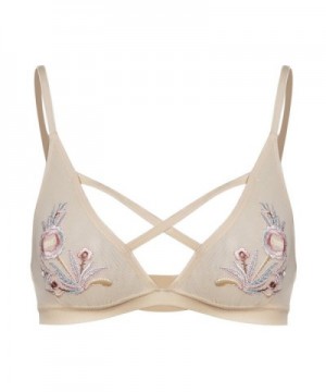 Wink Gal Embroidered Printed Bralette