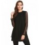 Zeagoo Through Sleeve Layered Blouse