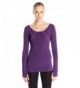 Glyder Womens Dancy Sleeve Eggplant