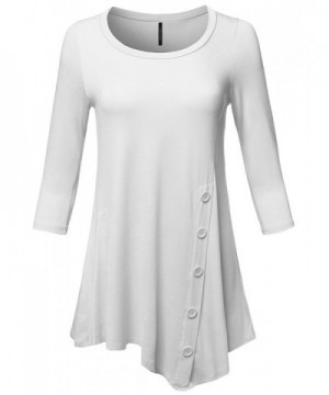 Casual Stretch Asymmetrical Sleeve Button