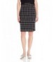 PARIS SUNDAY Womens Windowpane Pencil