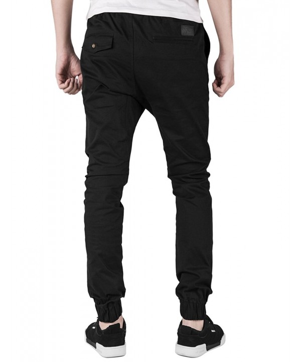 men's slim fit khaki joggers
