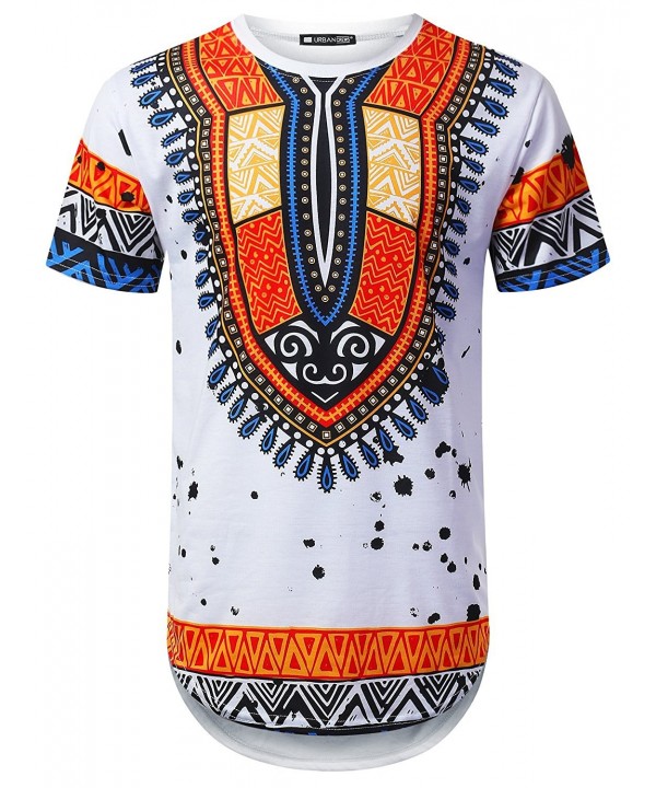 URBANTOPS Hipster Dashiki Longline T Shirt