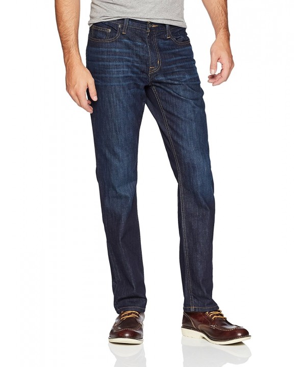 Men's Straight Fit Indigo Crosshatch Jean - Artisanal Dark Rinse ...