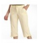 Gloria Vanderbilt Plus Capris Yellow