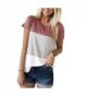 KABUEE Womens Sleeve Stripe Casual