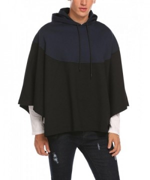 HOTOUCH Black Hooded Pullover Relaxed