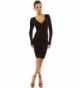 PattyBoutik Womens Sleeve Dress Black