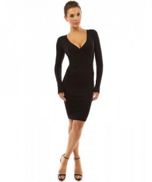 PattyBoutik Womens Sleeve Dress Black