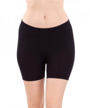Ladies Seamless Black ShortsHot Pants