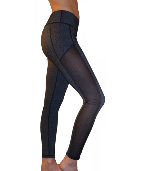 Womens Printed Yoga Pants Active Workout Leggings With Pockets Stretch ...