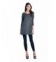 Blue May Womens Button Charcoal