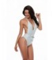 YOU Backless Monokini One Piece Turquoise