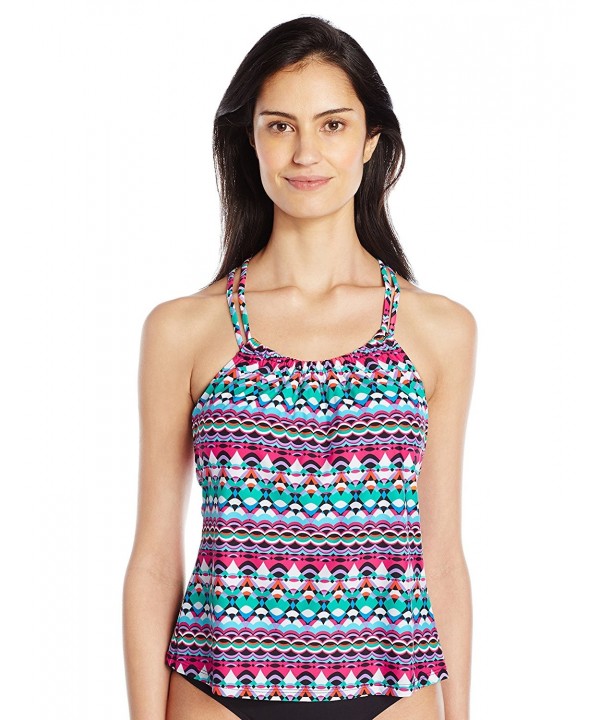 Ocean Avenue Womens Stripe Tankini