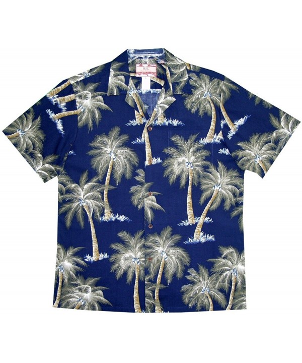 COCONUT TREES HAWAIIAN ALOHA SHIRT