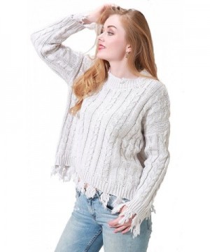 Chifave Womens Cable Knit Jumper Pullover Sweater