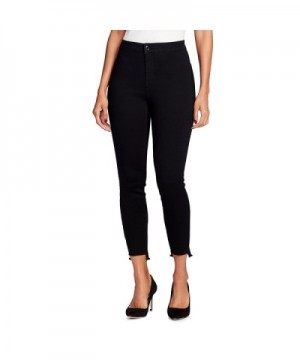 Black Daisy Womens Hi Rise Skinny