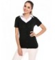 Zeagoo Womens Casual Button T Shirt