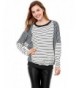 Allegra Women Winter Stripe Batwing